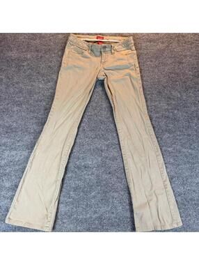 Dickies Khaki Flared Women's Pants 5 - Workwear, Tan, Utility, y2k, skater